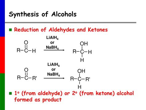 PPT - Synthesis of Alcohols PowerPoint Presentation, free download - ID:3367901