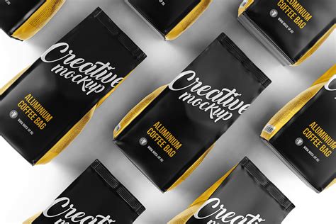 Coffee Pouch Packaging Mockup