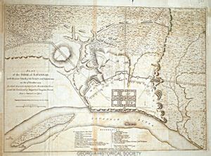 Plan of the Siege of Savannah, 1779 – Opening America's Archives