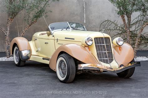 1936 Auburn Boattail Speedster 852 Replica | Beverly Hills Car Club