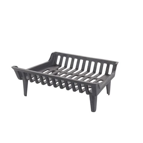 Liberty Foundry 20 in. Cast Iron Heavy-Duty Fireplace Grate with 4 in. Clearance-G800-20-BX ...