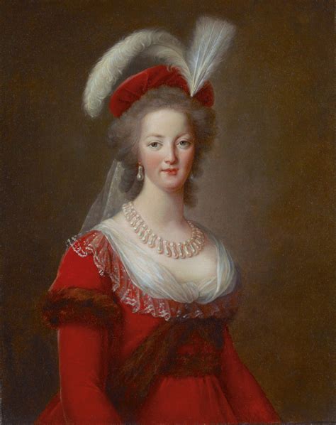 Portrait of Marie-Antoinette by Elisabeth-Louise Vigée-Le Brun. Oil on ...