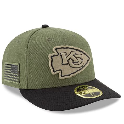 Men's Kansas City Chiefs New Era Olive/Black 2018 Salute to Service ...