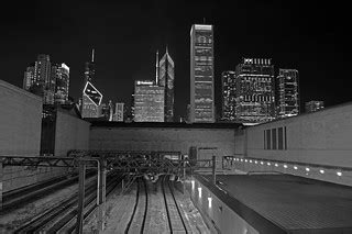 Chicago Skyline @ Night | Chicago skyline view as seen enrou… | Flickr