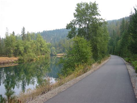 Trail of the Coeur d’Alenes State Park Map, ID – Natural Atlas