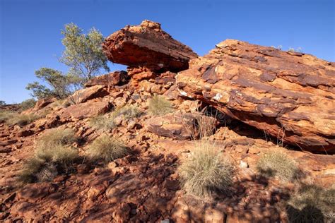 Amazing Rock Formations of the Great Valley, Kings Canyon. Australia Stock Photo - Image of ...