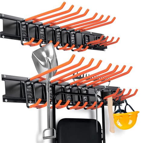 Buy Garden Tool Storage Rack, Garage Tool Organizer Wall Mount, Garden ...