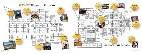 Norcross High School, Norcross, GA (map of iconic locations in school ...