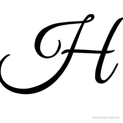 Elegant Cursive Alphabet Stencils in Printable Format | Free Printable Stencils Com Could use ...