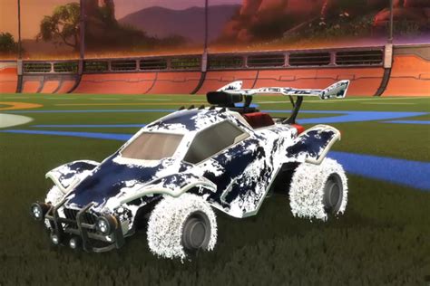 Rocket League Titanium White Octane Design With Titanium White Wet Paint & Titanium White School'd