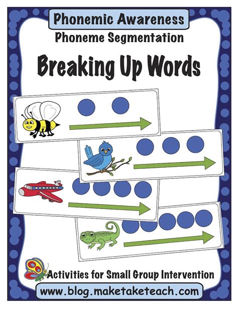 Tools for Teaching Phoneme Segmentation - Make Take & Teach