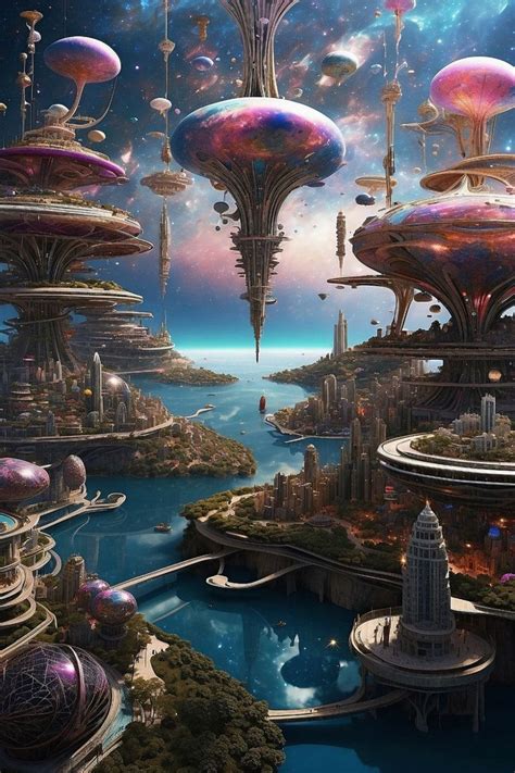 Advanced Type 7 Civilization | Future city, Futuristic city, Science ...