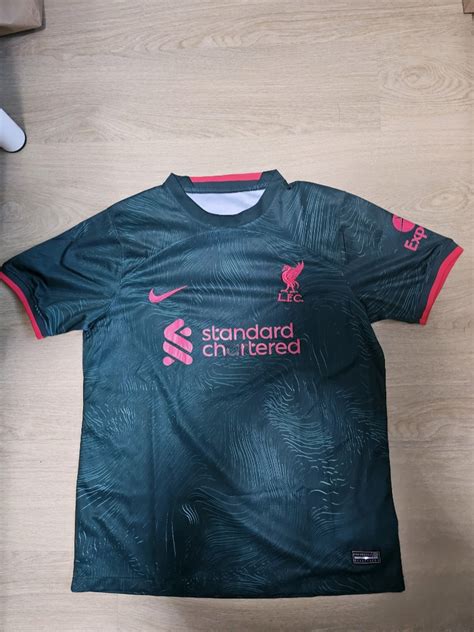 Liverpool 2022/23 Third Kit Jersey, Men's Fashion, Activewear on Carousell