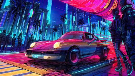 1600x900 Resolution Cyberpunk 2077 Porsche Cool 1600x900 Resolution Wallpaper - Wallpapers Den