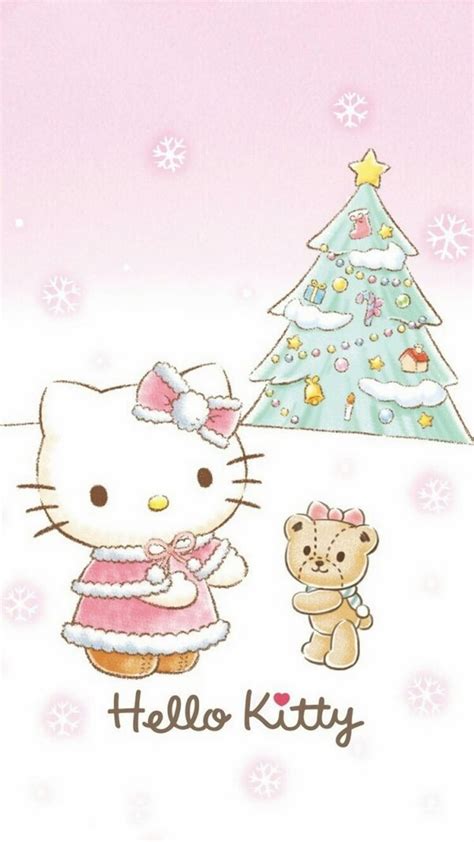 Hello Kitty et Tiny Chum / Christmas Wallpaper | Hello kitty ...