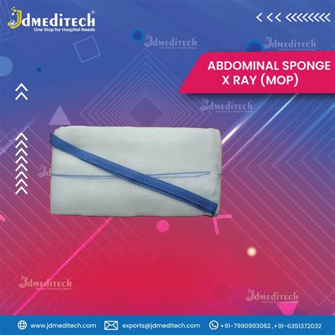 Cotton White Abdominal Gauze Sponge at Rs 26/piece in Ahmedabad | ID ...