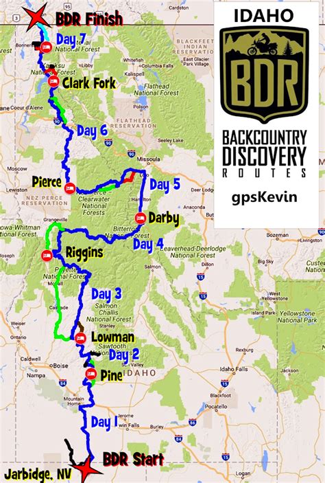 Best of the Idaho BDR 18 - gpsKevin Adventure Rides