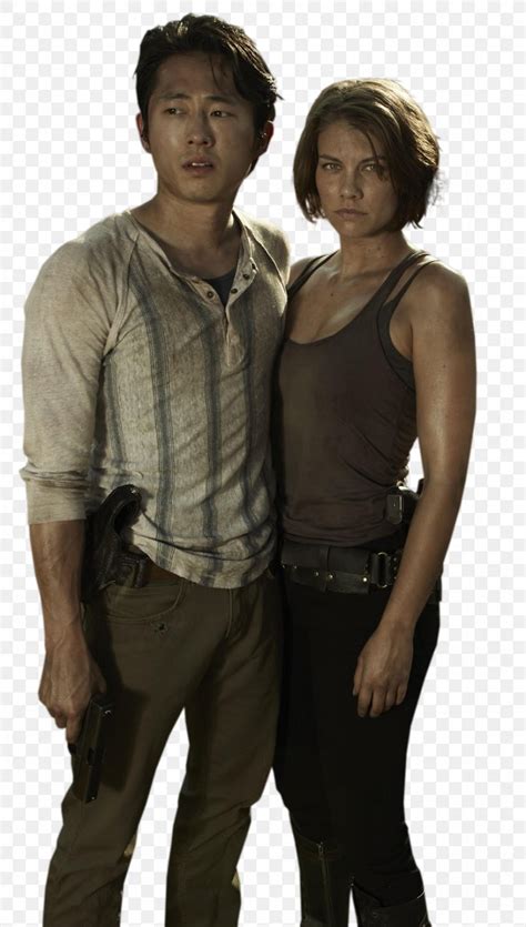 Steven Yeun Lauren Cohan The Walking Dead Glenn Rhee Maggie Greene, PNG, 890x1570px, Steven Yeun ...