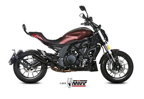 BENELLI 502C Exhaust Mivv Double Gun Black stainless steel E.005.LDGB ...