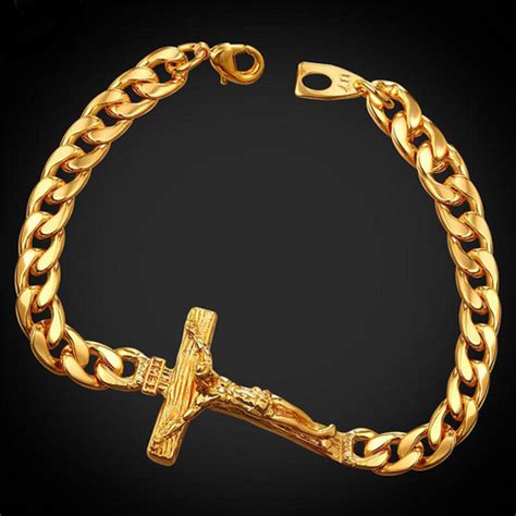 Jesus Christ Cross Jewelry For Men - U7 Jewelry