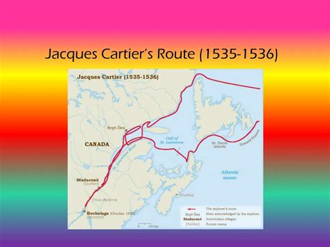 Jacques Cartier Voyage Route Map | Hot Sex Picture