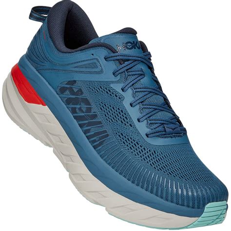 Hoka One One Men's Bondi 7 Wide Athletic Shoes - Real Teal | elliottsboots