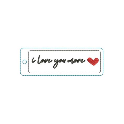 I Love You More - Embroidery Design - SSD_335 - Sara Stock Designs