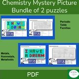 Martin Luther King Chemistry Activity - Metals/ non-metals / metalloids coloring