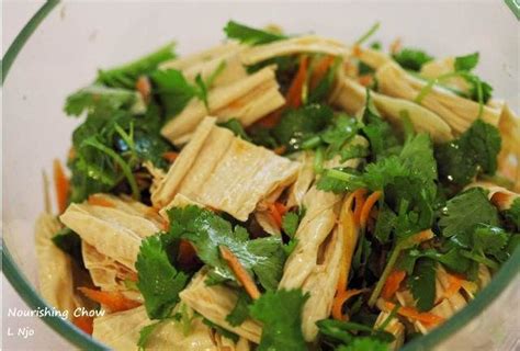 Tofu Skin Salad | Dried tofu, Asian tofu recipes, Vegetarian dishes