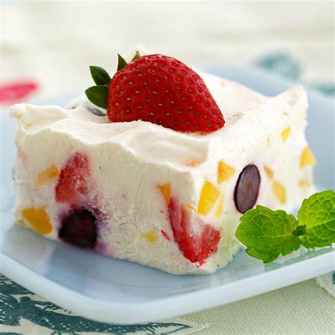 Peach-Berry Frozen Dessert Recipe - EatingWell