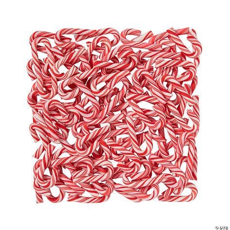 Mini Peppermint Candy Canes - 100 Pc.