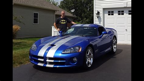 2006 Dodge Viper SRT 10 Coupe in Blue with Engine Start Up & Ride on My Car Story with Lou ...