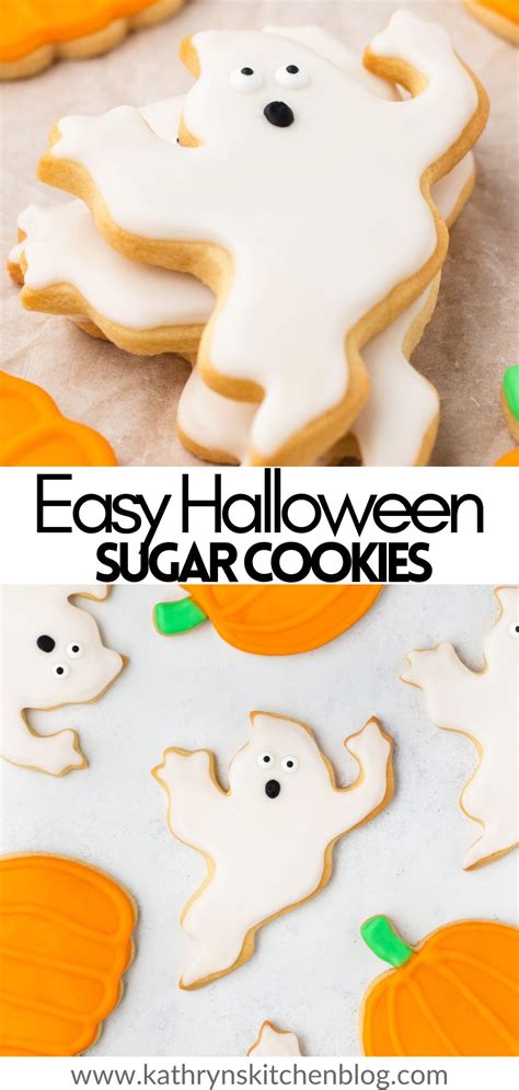 Decorated Halloween Sugar Cookies (Soft & Chewy Recipe)