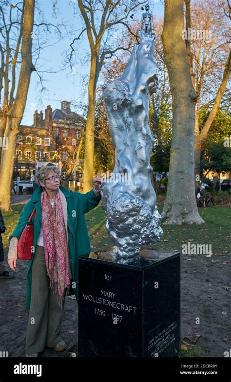 mary wollstonecraft statue Newington Green London Stock Photo - Alamy