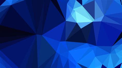 Free Cool Blue Polygon Background Template Design