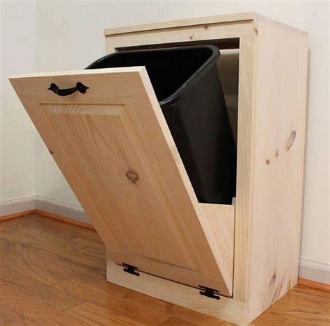 27 Wood Tilt-Out Trash Can Cabinet - HomyBuzz | Mueble para lavadero, Muebles para baños ...