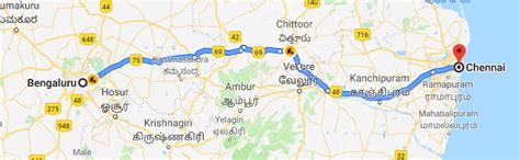 Bangalore To Chittoor Route Map - World Map