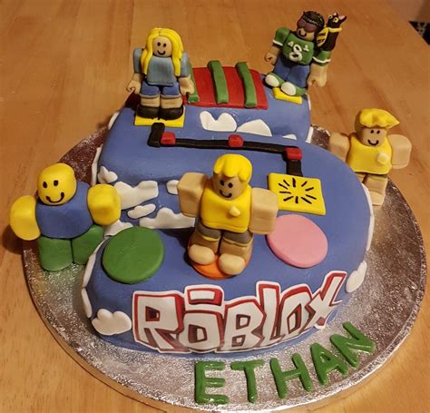 Roblox obby cake for my son's 5th birthday. | Lily cake, Cake, Birthday cake