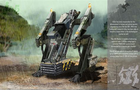 InGen Jurassic Park Mech Rendering by dbocanegra on DeviantArt