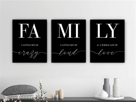 Family Sign Family Quotes Family a Little Bit of Crazy - Etsy