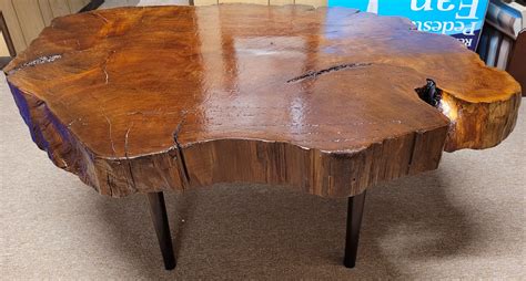 Redwood Burl Coffee Table | Collectors Weekly