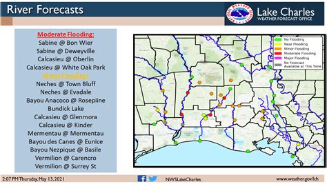 NWS Lake Charles weather update: 5.13.21 - Orange Leader | Orange Leader