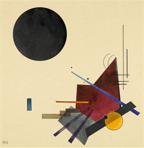 Bauhaus Movement Magazine - Black Relationship, Wassily Kandinsky, 1924