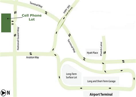 Airport Parking Map - reno-airport-parking-map.jpg