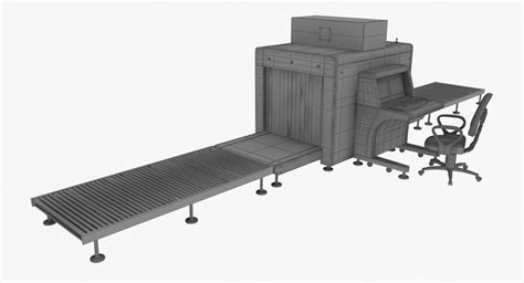 3D Airport X-ray Machine Security - TurboSquid 1405223