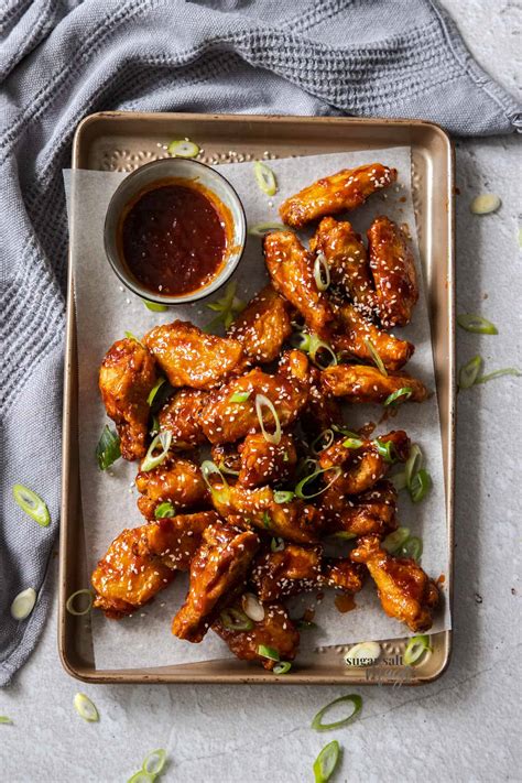 Crunchy Korean Fried Chicken Wings Recipe | Sugar Salt Magic