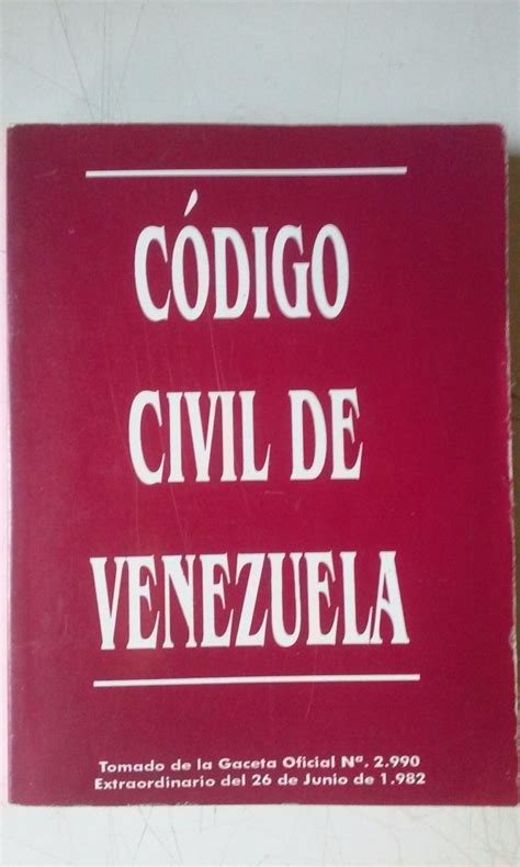 Código Civil De Venezuela - Bs. 30,00 en Mercado Libre