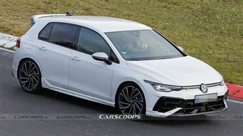 2025 VW Golf R Ditches Disguise, Shows All On The Nurburgring | Carscoops