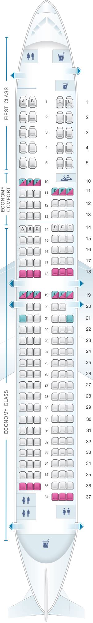 Delta Airlines Boeing 737 900 Seating Chart