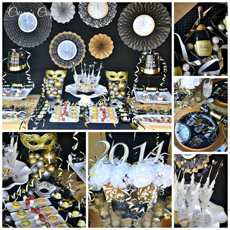 Gold, silver and black Christmas/Holiday Party Ideas | Photo 1 of 19 ...